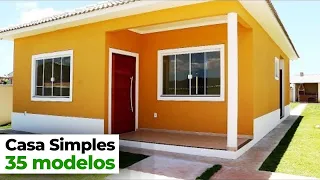 Casa Simples - 35 Modelos de casas simples e bonitas