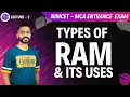 Why RAM is used in Computers Use of RAM Types of RAM Memory