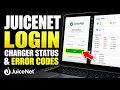 How to login to JuiceNet for charger status and error codes - Quick Tutorial