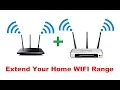 How to extend your WiFi range with another router