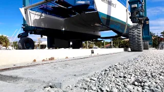 Catamaran Haul Out Gone Good