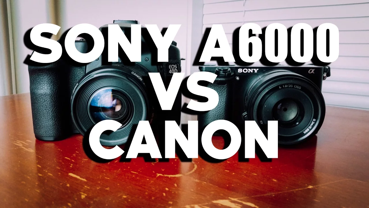 Canon 70D vs Sony A6000 - Skin Tones, Quality, Low Light - VIDEO TEST. 