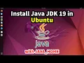 How to Download Install Java JDK 19 in Ubuntu with JAVA HOME