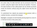 Object as function arguments in C