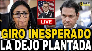 ÚLTIMA HORA 🚨 MARCO RUBIO DEJÓ PLANTADA A DELCY Y LANZÓ UN FUERTE MENSAJE A LA DICTADURA EN VZLA