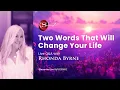 Download Lagu Two WORDS That Will Change Your Life | RHONDA LIVE
