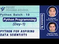 Season 19 Day 1 Python for Aspiring Data Scientists Forsk Coding School
