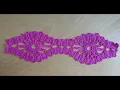 Crochet brogues lace motive rectangular part 1 #crochet  #Rubystedman #Rubyknitcrochetytejidos