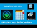 Python Tkinter Button Actions Python Simple Calculator Python Mini Projects Part 3