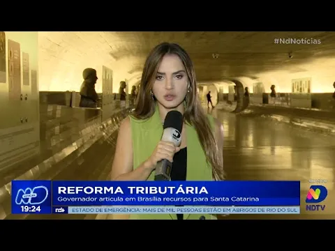 Reforma tributária: governador articula em Brasília recursos para Santa Catarina