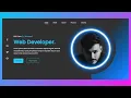 How to Create a Portfolio Website Using Only HTML CSS Hindi Tutorial for Beginners