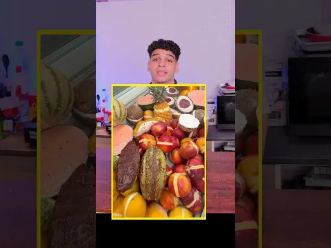 ايس كريم الفواكه الترند 😋