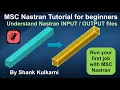 MSC Nastran tutorial for beginners Simple static analysis of a 3D beam example