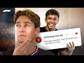 George Russell Alex Albon Take On The Compliment Challenge