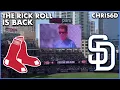 Download Lagu Red Sox get Rick Roll'd by Padres [Full Clip] [HD]