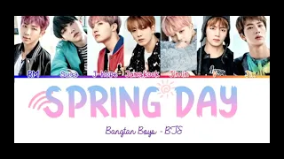 Acapella SPRING DAY BY BTS WITHOUT MUSIC  Acapella SPRING DAY BY BTS WITHOUT MUSIC