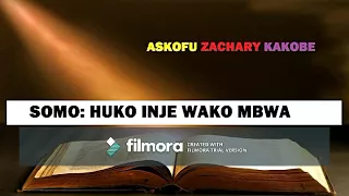 Huko Inje Wako Mbwa Askofu Zachary Kakobe 