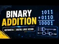 Binary addition binary arithmetic digital logic design digital electronics Dld