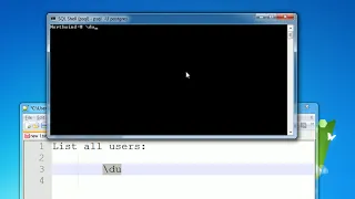 PostgreSQL - SQL Shell
