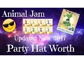 UPDATED Animal Jam Party Hats Worth New 2017