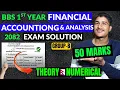 BBS 1st Year Financial Accounting Analysis 2082 Group B Solution Decoding Study