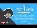 3 SQL Basics to Advanced CREATE INSERT SELECT etc