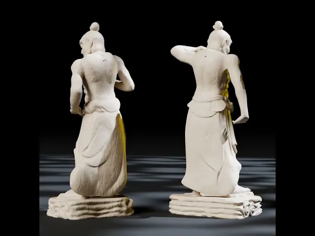 Twin Nio Guardians / Temple Protectors [Agyo & Ungyo] - Pre-Supported STL [Entropy 021] video thumbnail