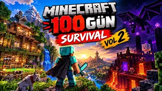 MİNECRAFT SURVİVAL 100 GÜN HAYATTA KALMA vol.2