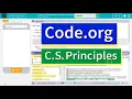 Code org Lesson 3 4 Parameters and Return Practice Tutorial with Answers Unit 7 CSP 2025-2026