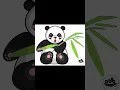 Python Turtle Graphics - 9 Panda Art by Code
