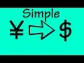 Yen to Usd simple