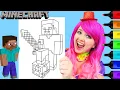 How To Color Minecraft Steve Markers
