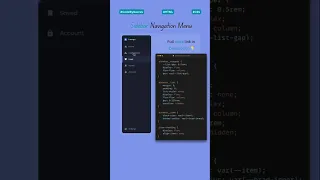 Responsive Sidebar with Slide Animation HTML CSS JS