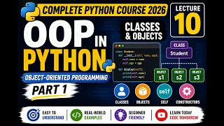 OOP in Python for Beginners Classes Objects Constructors Lecture 10