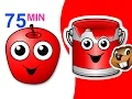 Download Lagu Red Apple Songs Collection | 75 Mins of Nursery Rhymes | BusyBeavers Teach Fruit Surprise Eggs More