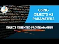 Using Objects as Parameters in Java Object Oriented Programming Explained in Hindi IGNOU MCS024