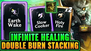 Unkillable AP Rengar Instant Full Heals Burns No Cooldowns League Arena Gameplay