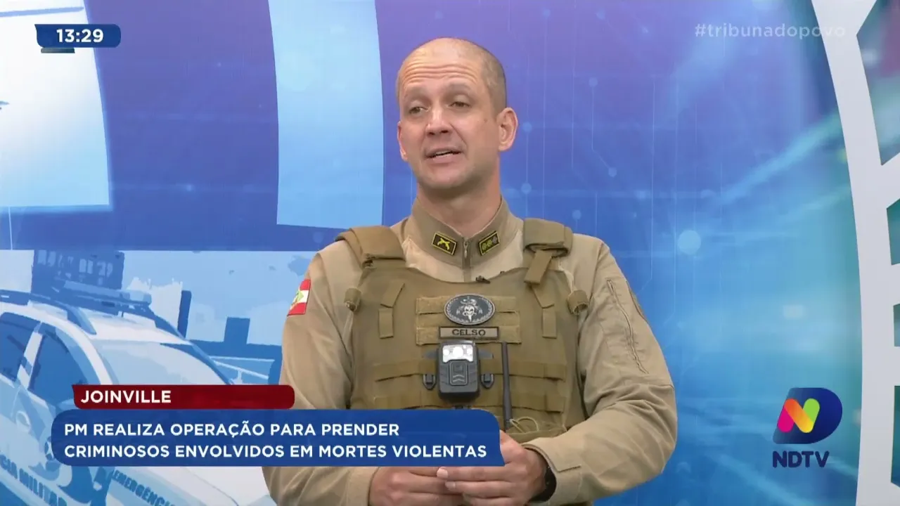 Joinville: PM realiza operação para prender criminosos envolvidos em mortes violentas