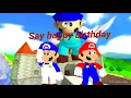 Say happy birt ay oh god no but smg4 Mario and Enzo sing it