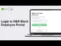How to Login to H R Block Employee Portal Full Guide