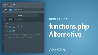 Where To Put Code Instead of a Child Theme or Functions php