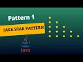 Star Pattern - right triangle star pattern program Logic in Java