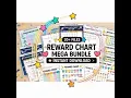 20 Printable Kids Reward Chart Mega Bundle Behaviour Routine Charts