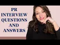 PUBLIC RELATIONS Interview Questions Answers PR