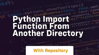 python import function from another directory