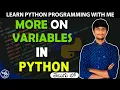 Variables in Python Part-2 in Telugu Python Programming Tutorials in Telugu SA Freshers Adda