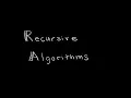 Discrete Math 5 4 1 Recursive Algorithms