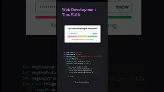 Strong Password Verification Using JavaScript Quick Tutorial