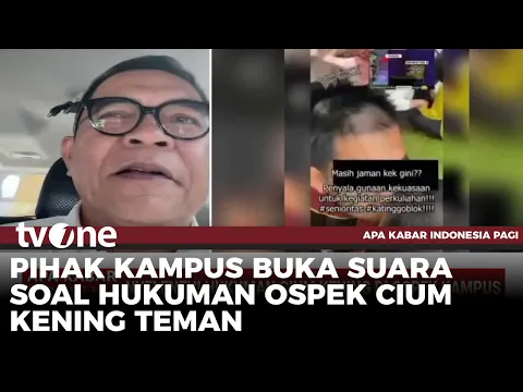 Hukuman Cium Kening Teman Saat Ospek Kampus Viral di Medsos
