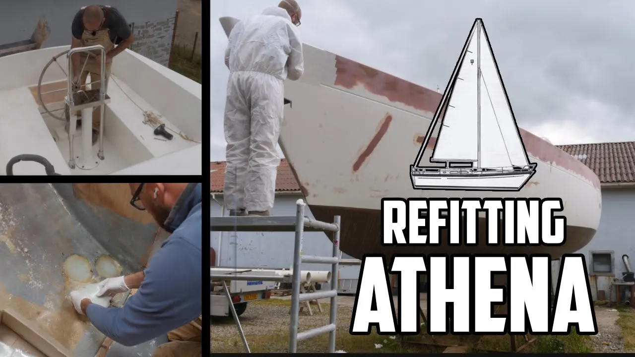 Sail Life – First coat of primer & steering pedestal – sailboat project